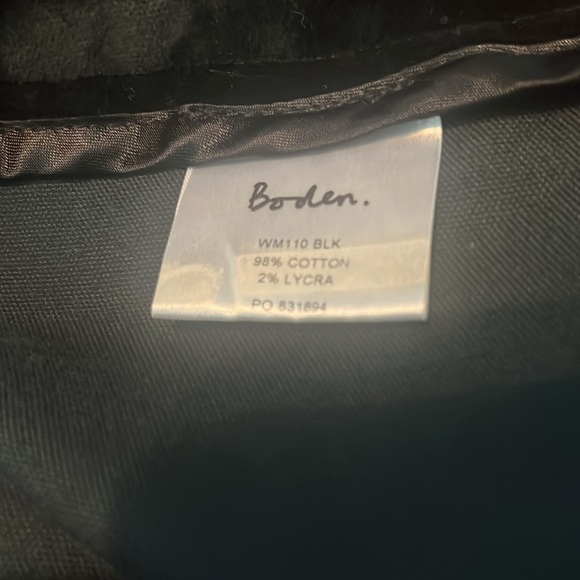 Vintage Boden, Black Velvet Pants, Size 10 (US) - Picture 5 of 5